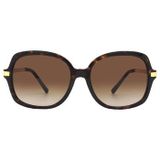  Mắt kính Michael Kors Adrianna II Brown Gradient Rectangular Ladies Sunglasses MK2024 310613 57 