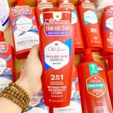  CTY - Sữa tắm gội Old Spice Hair & Body Wash High Endurance Crisp Scent 2 in 1 532mL (18 FL OZ) 