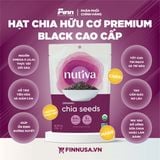  Hạt chia Nutiva Organic Premium Chia Seeds Black 6Oz 170g 