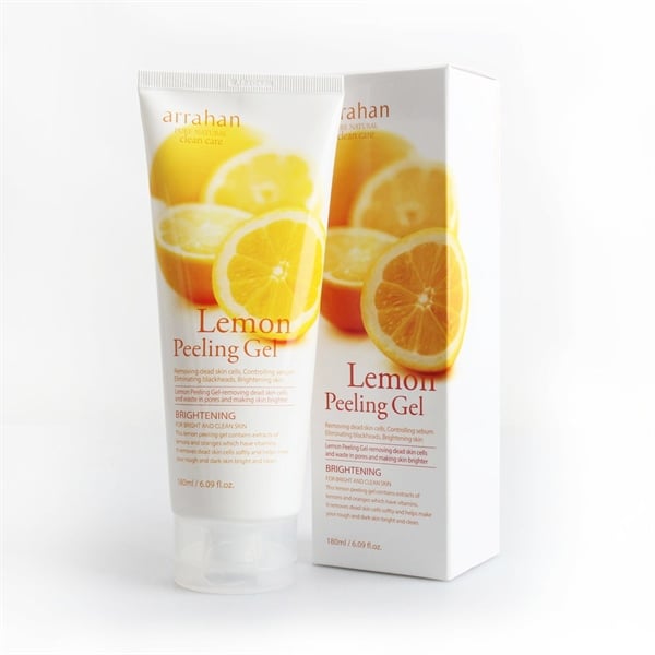 NK - Gel tẩy tế bào chết Hương Chanh Arrahan Lemon White Peeling Gel 180ml 