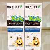 NK - Siro ho cho bé Brauer Kids Manuka Honey Chesty Cough 100ml 