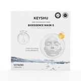  NK - Hộp 10 miếng mặt nạ Keyshu nâng cơ, săn chắc da New Technology Fiber Bioessence Mask S 