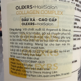  NK - Dầu xả Olexrs HairSalon Argan Oil Collagen Complex Repairing Conditioner 17.6Oz 500ml 