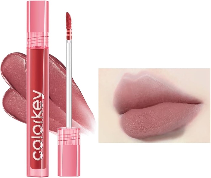  NK - Son Kem Lì Mịn Mượt Colorkey P251 Airy Velvet Lip Lacquer 3g 
