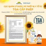 (S04/27) NK - Thực phẩm bổ sung VitaminD3K2 Organic cho bé từ sơ sinh Nature's Way Kids Smart Drops Vitamin D3 + K2 11ml 