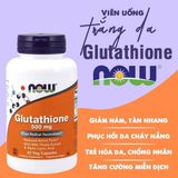  Viên uống trắng da Now Glutathione 500mg 60 viên 