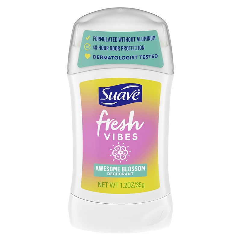  Lăn khử mùi Suave Fresh Vibes Deodorant Stick Awesome Blossom Scent Aluminum Free 1.2Oz 35g 