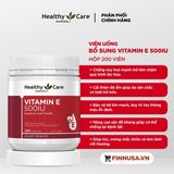  NK-Viên uống bổ sung Healthy Care Vitamin E 500IU 200 viên 