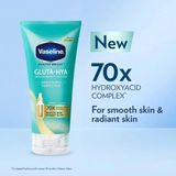  (Thái) Kem dưỡng ẩm, làm sáng và đều màu da Vaseline Healthy Bright Gluta-Hya Serum Burst Lotion Smoothing Perfector 290ml. 