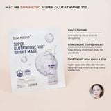  NK - Tách lẻ Mặt nạ truyền trắng căng bóng da Sur.Medic Super Glutathione 100TM Bright Mask 30g 