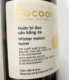  NK - Nước bí đao cân bằng da Cocoon giảm dầu và mụn 140ml 