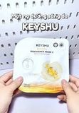  NK - Hộp 10 miếng mặt nạ Keyshu Vitamin C cấp ẩm, sáng mịn da Botanic Fiber Bioessence Mask C 