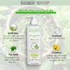  NK - Gel tắm thiên nhiên thuần chay Evoluderm Detox Shower Gel Coconut Water & Green Tea Extract Moisturizes & Refreshes 500ml 
