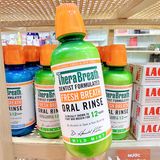  NK - Nước súc miệng TheraBreath Fresh Breath Dentist Mild mint hương bạc hà dịu nhẹ 473ml 