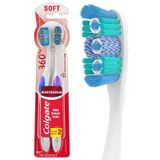  Set 2 Colgate 360 Optic White Whitening Toothbrush Soft 2ct 