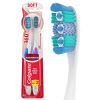  Set 2 Colgate 360 Optic White Whitening Toothbrush Soft 2ct 