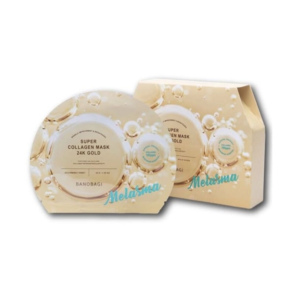  NK - Hộp 10 miếng mặt nạ Banobagi Super Collagen Mask 24K Gold 