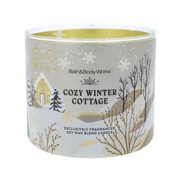  Nến thơm 3 bấc BBW Cozy Winter Cottage 14.5Oz 411g 