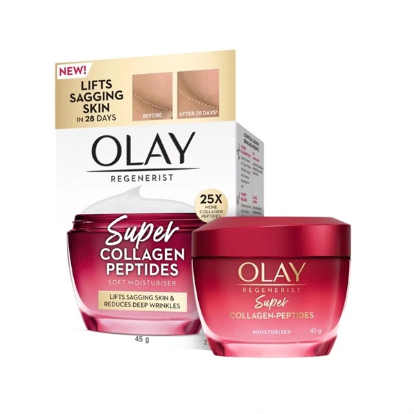  NK - (Thái) Kem dưỡng chống lão hoá, cấp ẩm, sáng da Olay Regenerist Super Collagen Peptides Soft Moisturiser 45g 