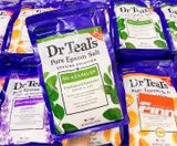  (SNL) Muối tắm ngâm bồn Dr Teal's Relax & Relief Eucalyptus & Spearmint Pure Epsom Bath Salt 1.36kg 