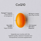  Viên Uống Hỗ TRợ Tim Mạch Sports Research CoQ10 USP Grade 100mg With BioPerine® & Coconut MCT 120 Viên 