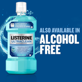  Nước Súc Miệng Listerine Ultraclean CoolMint 1.5L (Chai) – Giảm Mảng Bám & Diệt 99.9% Vi Khuẩn Gây Hại (Có Tem Phụ) 