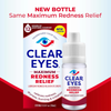  Nước Nhỏ Mắt Giảm Khô Đỏ Mắt Clear Eyes Maximum Redness Relief 0.5Oz 15ml (Chai) 