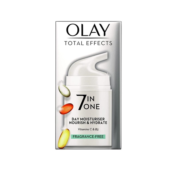  (UK) Kem dưỡng ẩm, chống lão hoá ban ngày Olay Total Effects 7 In One Day Moisturiser Nourish & Hydrate 50ml 