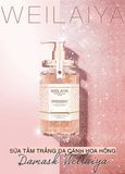  NK - Sữa tắm trắng da cánh hoa hồng Weilaiya Grand Rose Extracts Whitening Shower Gel 15.84Oz 450ml 