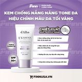  NK - Kem chống nắng nâng tông hiệu chỉnh màu da sạm tối D'Alba Waterfull Tone-Up Purple Correcting SPF 50+ Sun Cream 50ml 