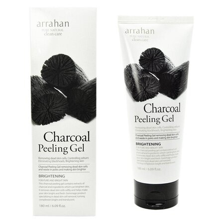  NK - Gel tẩy tế bào chết Than Hoạt Tính Arrahan Charcoal Peeling Gel 180ml 