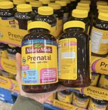 NK - Viên uống bổ sung vitamin tổng hợp cho mẹ bầu Nature Made Prenatal Folic Acid + DHA 150 viên 