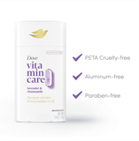  Sáp khử mùi Dove Vitamin Care Lavender & Chamoile 2.6Oz 74g 