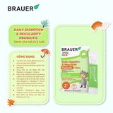  NK - Men vi sinh và chất xơ Brauer Baby & Kids Daily Digestion & Regularity Probiotic + Fibre 30 gói 