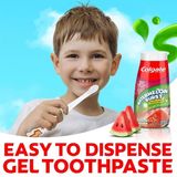  Kem đánh răng cho bé Colgate 2-in-1 Kids' Toothpaste and Anticavity Mouthwash - Watermelon Burst 4.6Oz 130g 