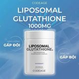  NK - Viên uống trắng da chống lão hóa Codeage Liposomal Glutathione 1000g 60 viên 