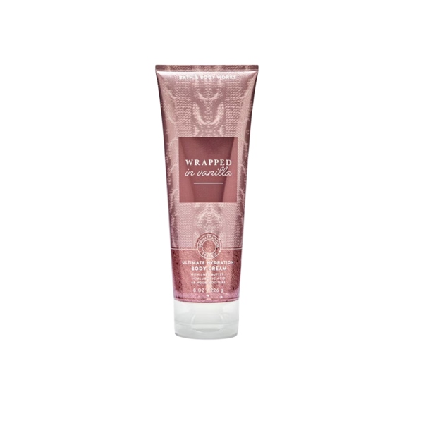  Kem dưỡng ẩm toàn thân BBW Wrapped In Vanilla Body Cream 8Oz 226g 
