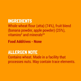  Bột Ăn Dặm Hữu Cơ Không Đường Cho Bé 6m+ Slurrp Farm Cereal - Vị Lúa Mì, Táo và Chuối 200g (Hộp) 