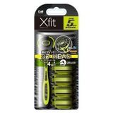  NK - Set dao cạo râu 5 lưỡi kép Xfit Kai (1 thân và 4 lưỡi thay thế) 