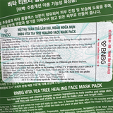  NK - Hộp 10 miếng mặt nạ tràm trà BNBG Vita Teatree Healing Face Mask 