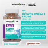  CTY - Kẹo dẻo bổ sung Omega 3 Healthy care Gummy 250 viên 
