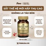  Viên uống bổ sung Solgar Gentle Iron 25mg 90 viên 