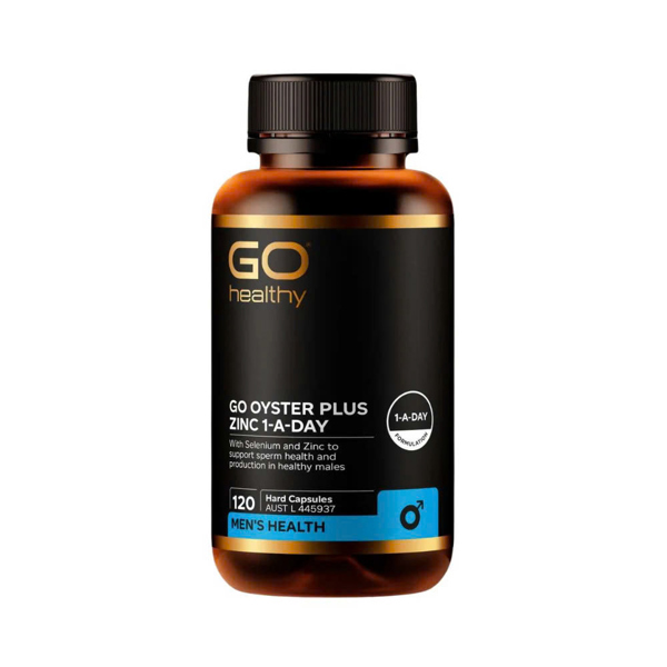  (Úc) Viên uống bổ sung tinh chất hàu và kẽm hỗ trợ sức khỏe nam giới GO Healthy Oyster Plus 1 120 viên 
