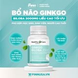  NK - (Úc) Viên uống bổ não Healthy Care Ginkgo Biloba 2000mg 100 viên 