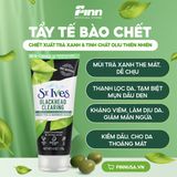  NK- Sữa rửa mặt tẩy tế bào chết St. Ives Blackhead Clearing Scrub Green Tea 6Oz 170g 
