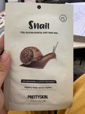  NK - Mặt nạ ốc sên Pretty Skin Snail Total Solution Essential Sheet Mask 0.81Oz 23g 