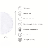  NK - Bông tẩy trang La Soirée premium Cotton 120 pads 