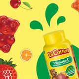  (S07/26) Kẹo bổ sung vitamin cho bé L'il Critters Immune C Plus Zinc and Echinacea 190 viên 