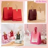  Hộp quà tặng Happy trắng có quai xách size 14.5*11*7cm 