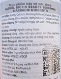  NK - Viên uống hỗ trợ mọc tóc Natrol Biotin 10000mcg Maxium 100 viên 